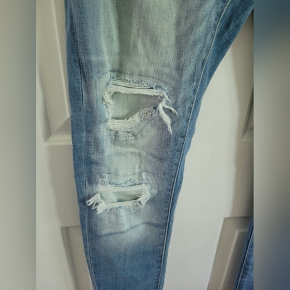 KanCan Womens Caroline Mid Rise Ankle Skinny Jeans Light Wash Size 28 - Picture 3 of 7